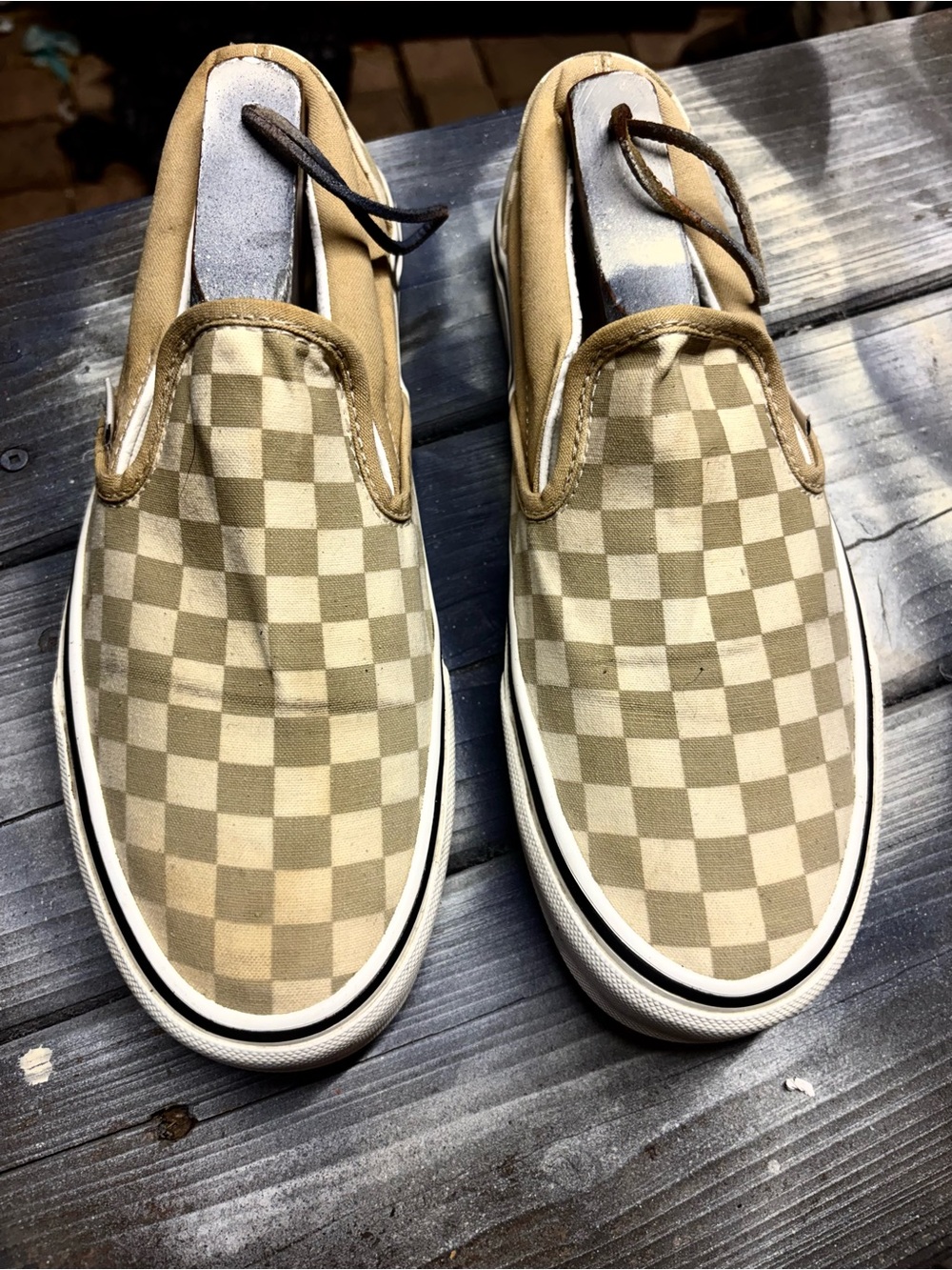 Vans Checkerboard Slip Ons
Size US women 10